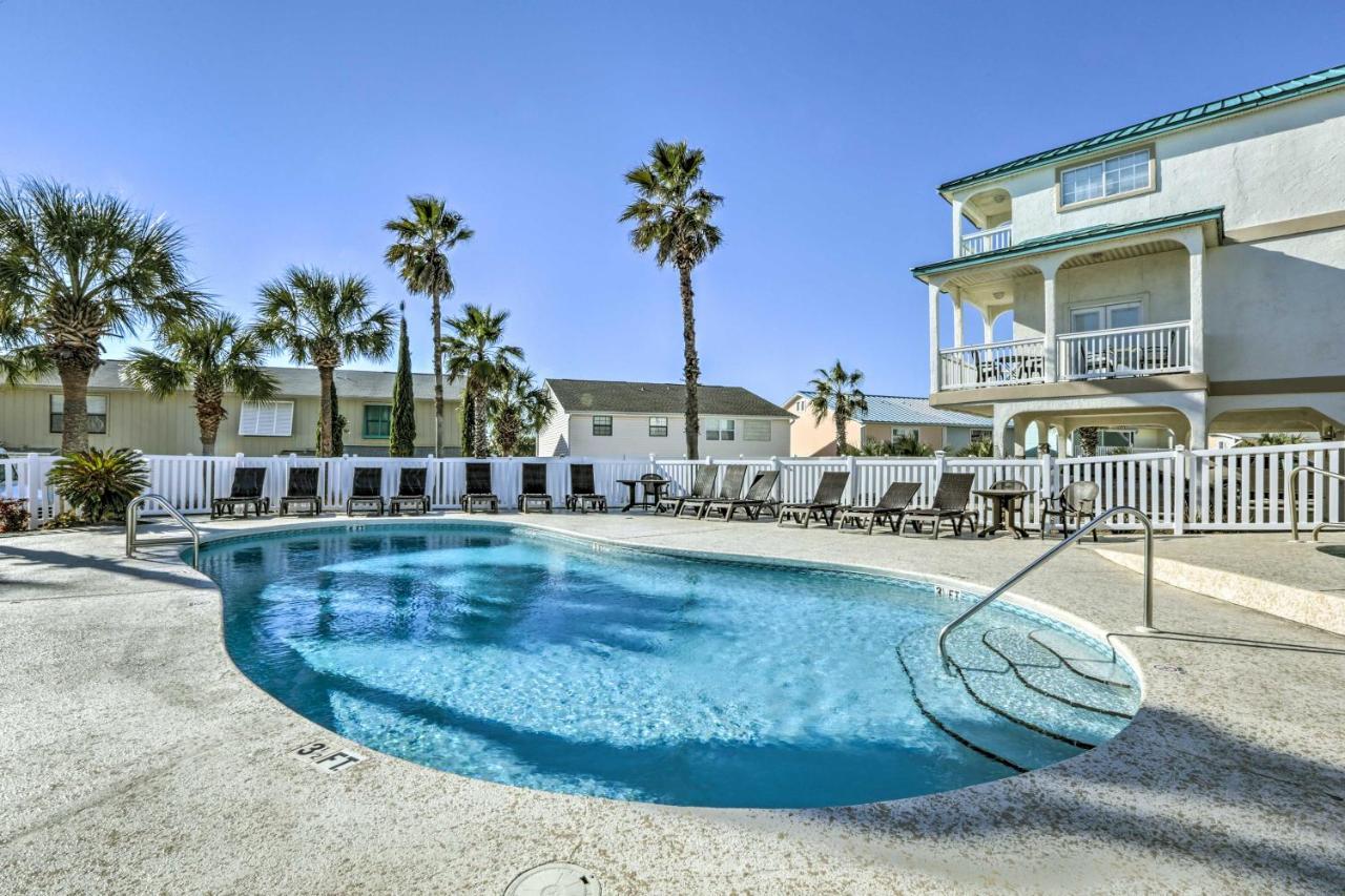 Sunny Pcb Home With Balcony Steps To The Beach! Panama City Beach Exterior foto