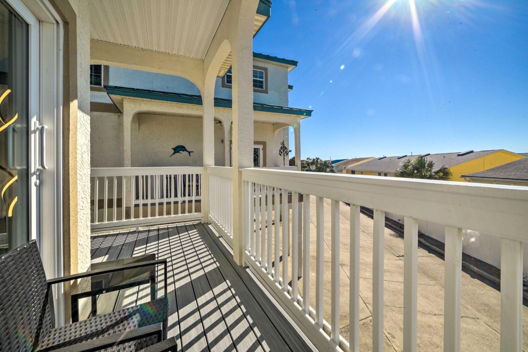 Sunny Pcb Home With Balcony Steps To The Beach! Panama City Beach Exterior foto